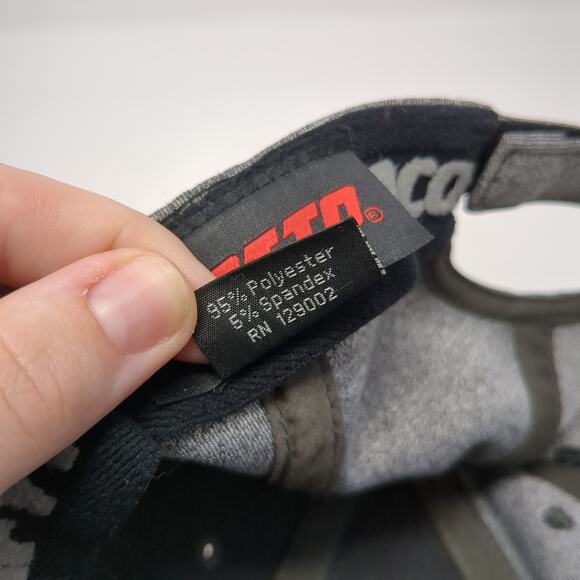 Letter M Strapback Hat Gray One Size Embroidered Logo Comfy Fit Otto - Picture 10 of 10